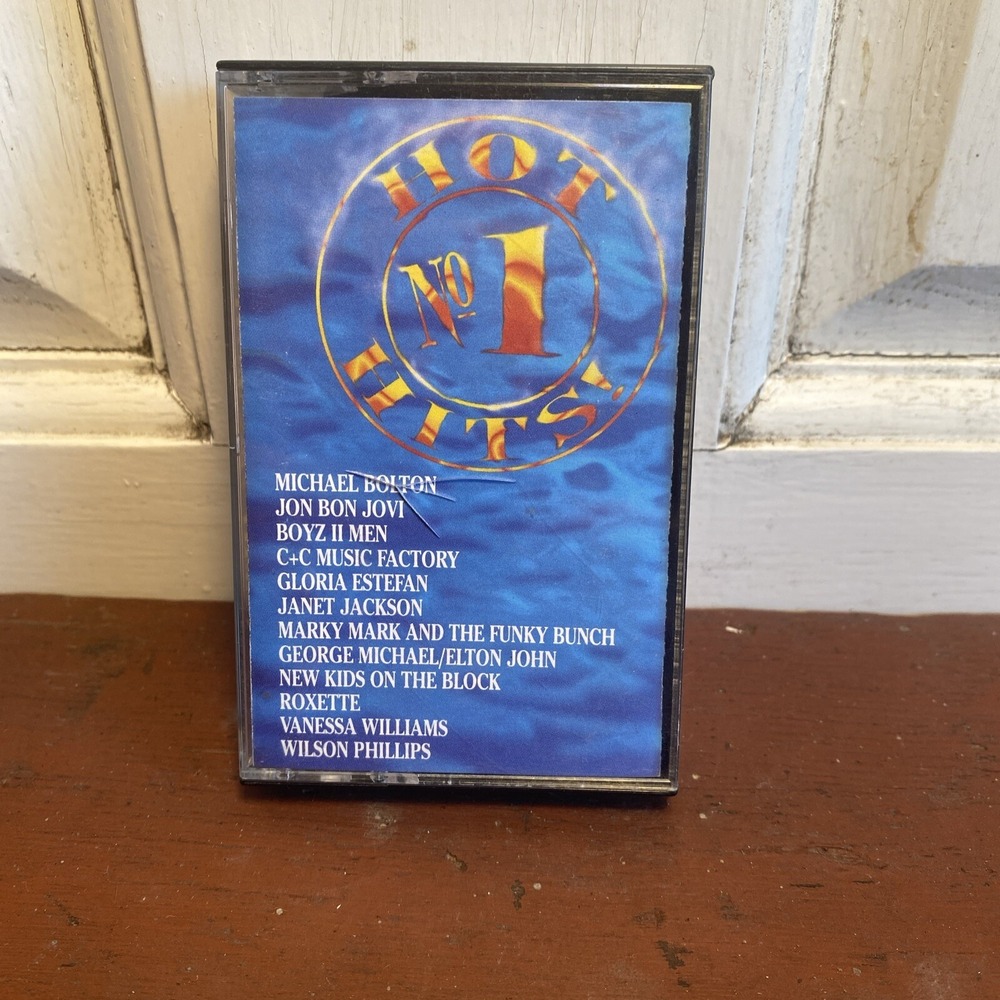 Hot No 1 Hits (1992, Cassette Tape, Realm Records) Various Artists